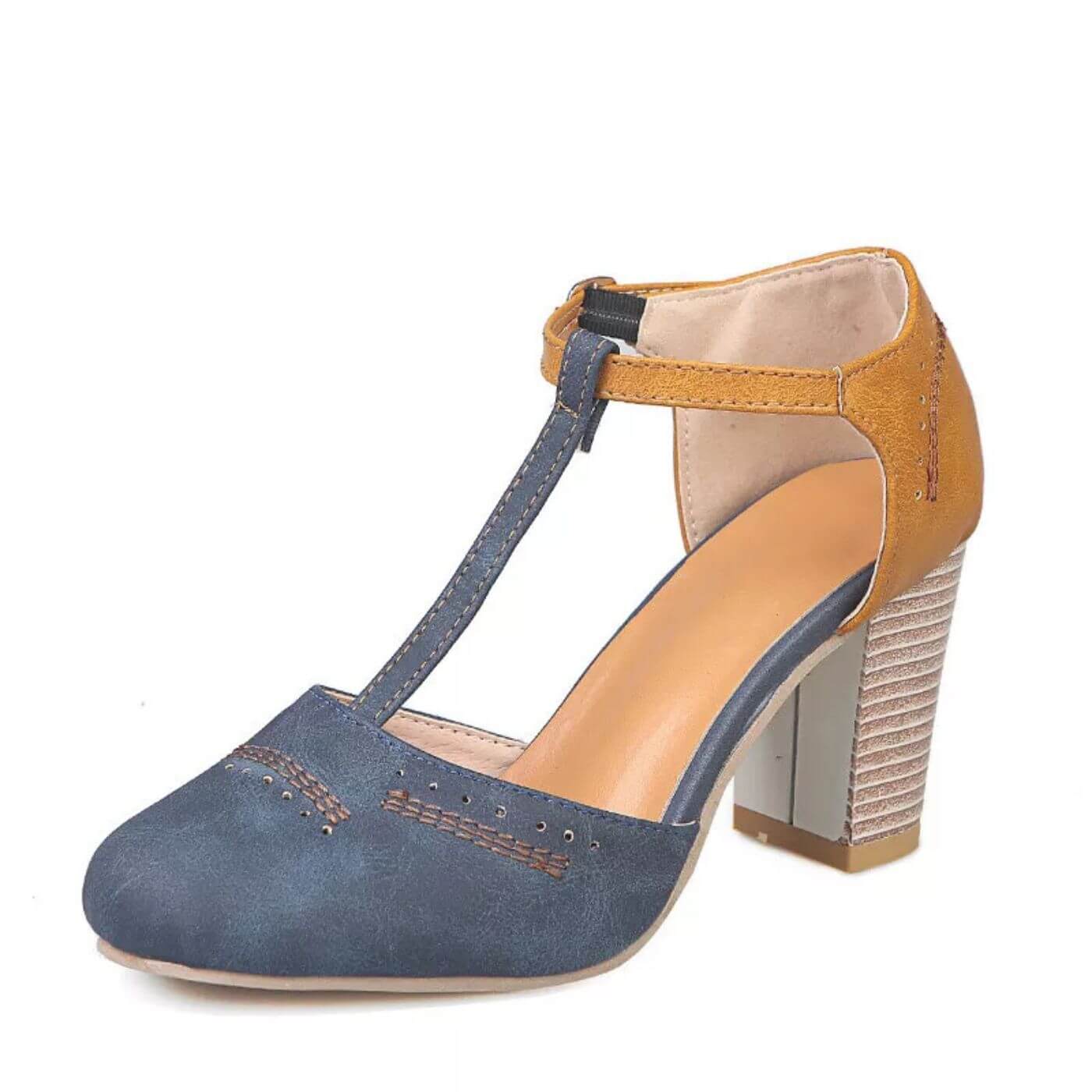 Annika – Elegant closed-toe heeled sandals