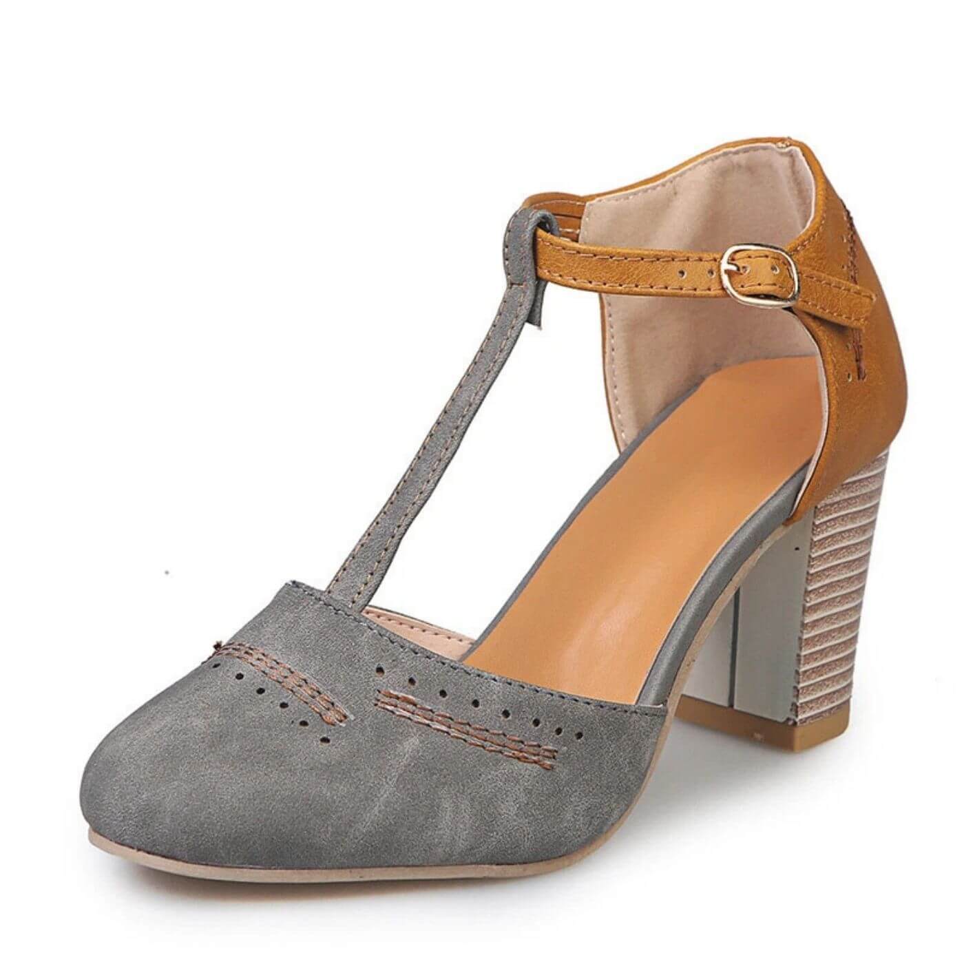 Annika – Elegant closed-toe heeled sandals