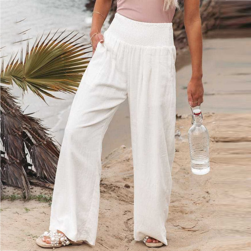 PANTALONI IN LINO