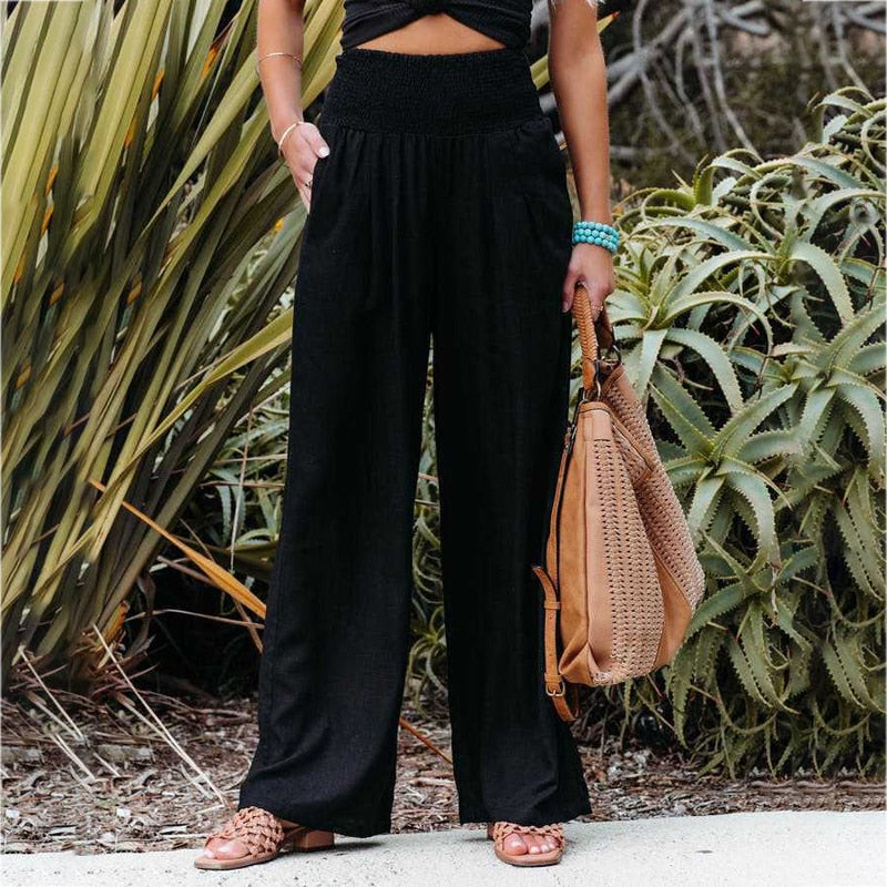 PANTALONI IN LINO