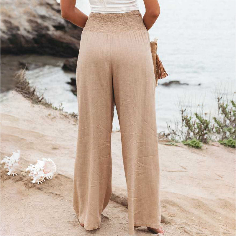 PANTALONI IN LINO