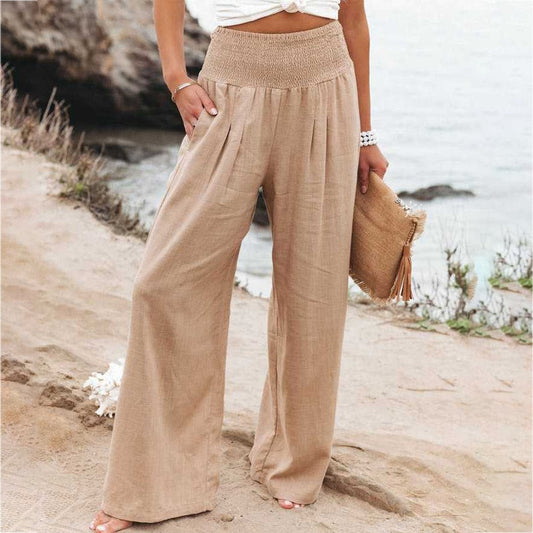 PANTALONI IN LINO